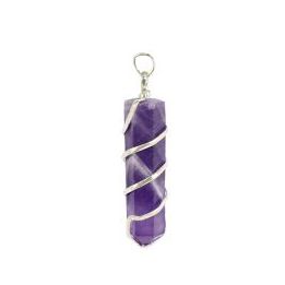 Colgante Espiral Amatista 4cm